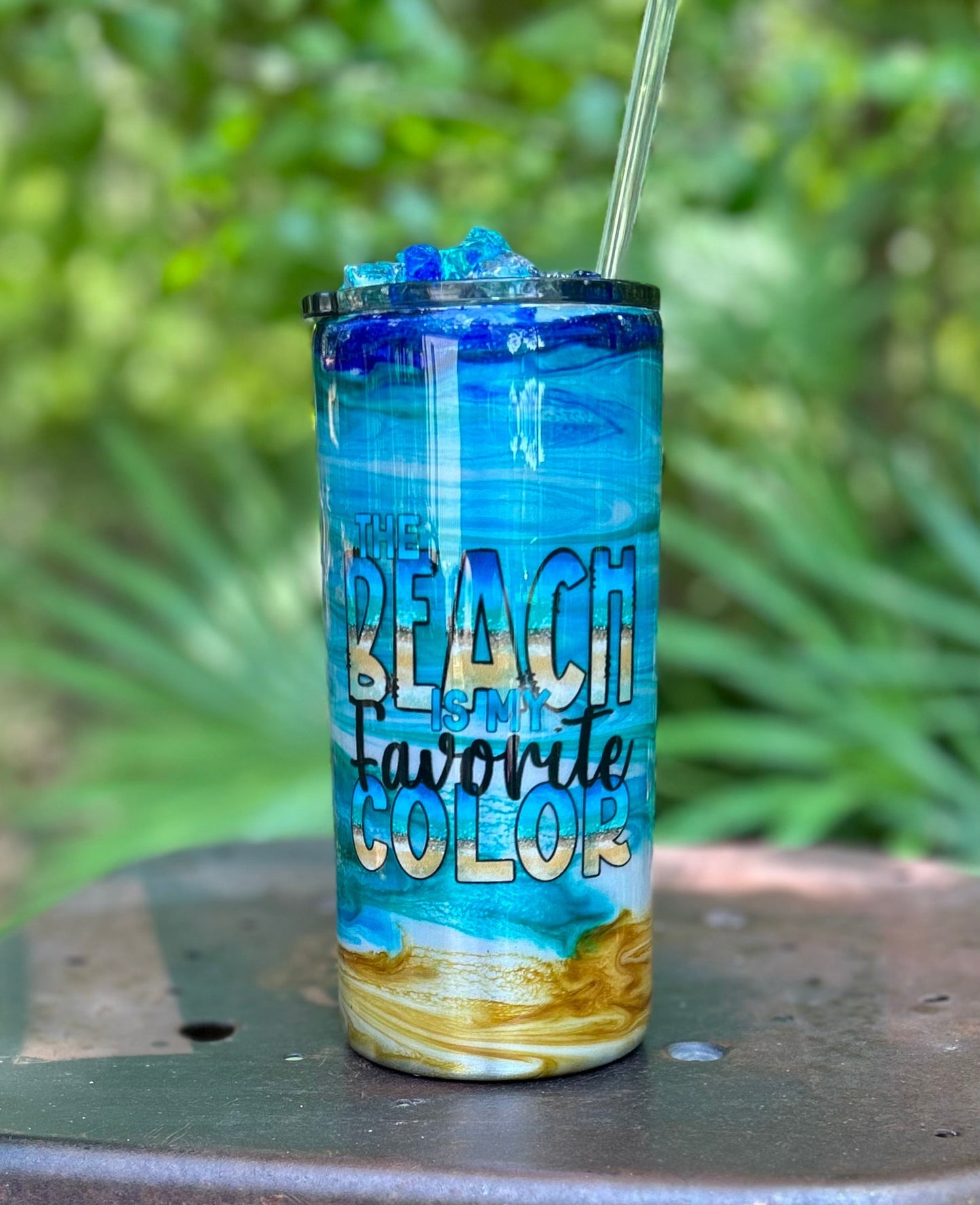 20 ounce Beach Color Tumbler