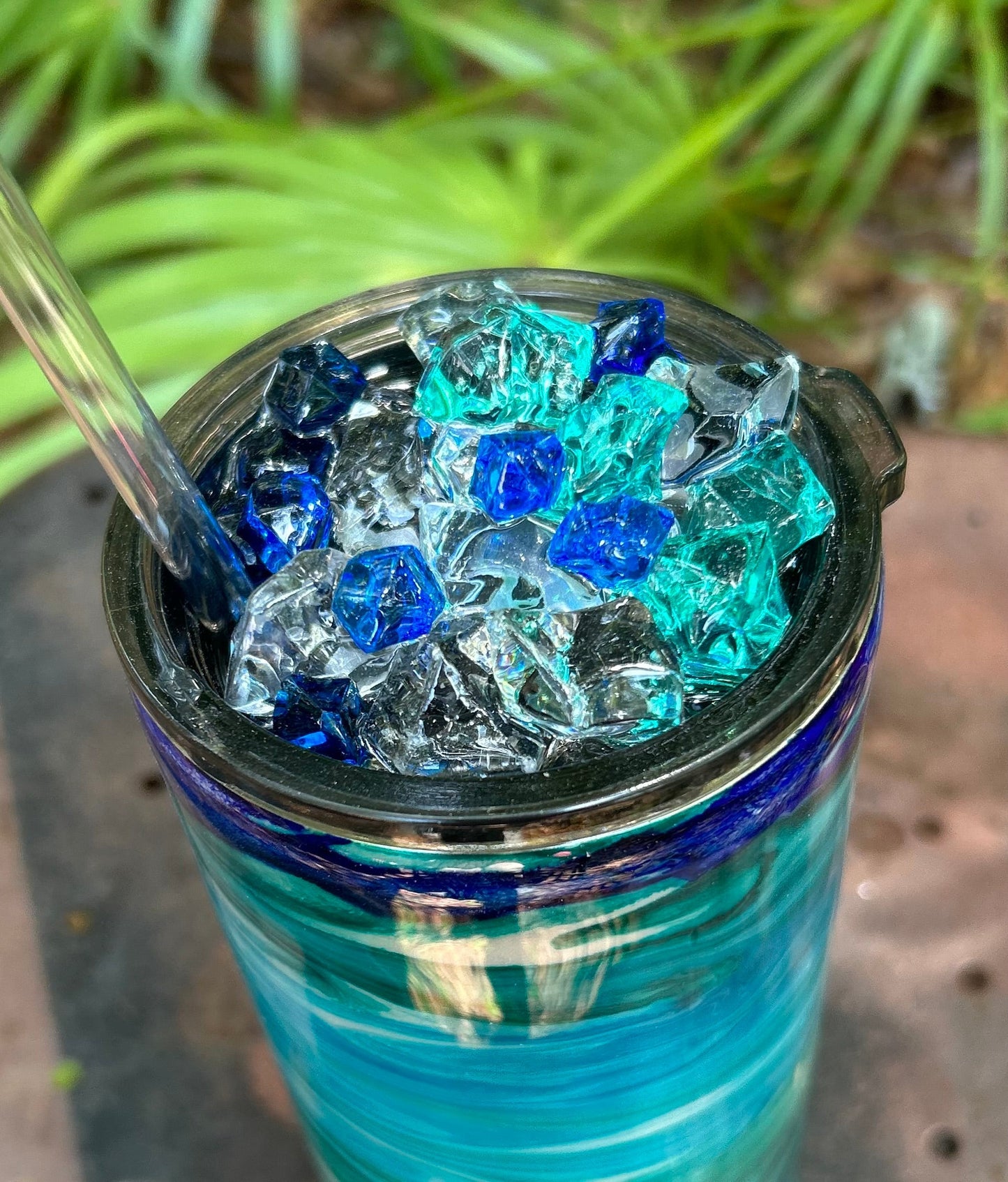 20 ounce Beach Color Tumbler